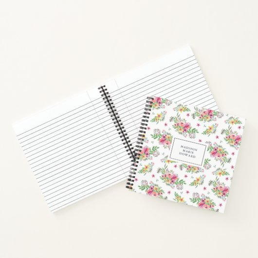 Rosa Farbe Notizblock (Innenseite)