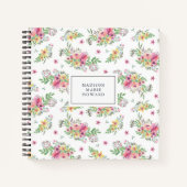 Rosa Farbe Notizblock (Vorderseite)