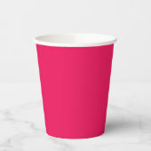 Rosa Farbe Pappbecher (Links)