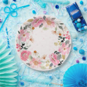 Rosa Farbe Pappteller (Party)