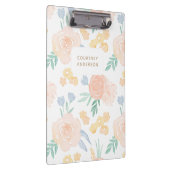 Rosa Farbe Personalisiert Klemmbrett (Rechts)