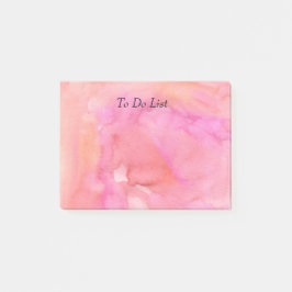 Rosa Farbe Post-it Klebezettel