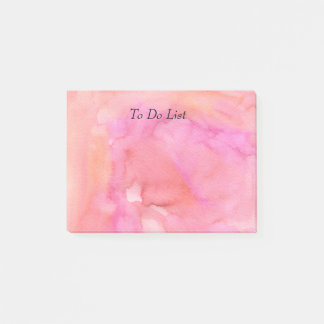 Rosa Farbe Post-it Klebezettel