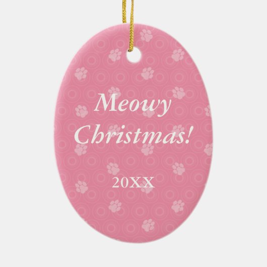 Rosa Farbe Print Pet Ornament (Hinten)
