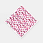 Rosa Farbe Serviette (Ecke)