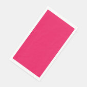 Rosa Farbe Serviette (Ecke)