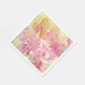 Rosa Farbe Serviette (Ecke)