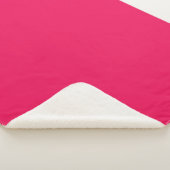 Rosa Farbe Sherpadecke (3/4)