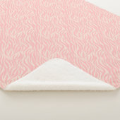 Rosa Farbe Sherpadecke (3/4)