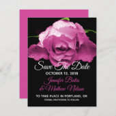 Rosa Farbe Speichern Sie die Ankündigungen des Dat (Vorne/Hinten)