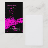 Rosa Farben-NeonVisitenkarte Visitenkarte (Vorne/Hinten)