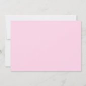 Rosa farbenfrohe Balloons Girl Birthday Foto Dankeskarte (Rückseite)