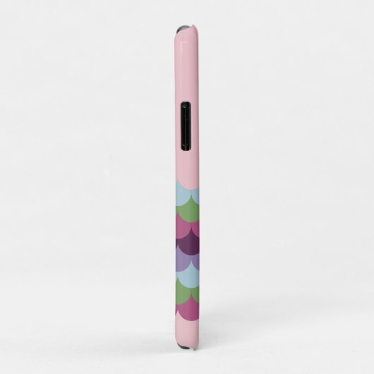 Rosa farbenfrohe Waves Case-Mate iPhone Hülle (Hinten/Rechts)