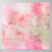 Rosa farbiger Hintergrund Poster (Vorne)