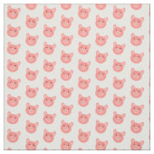 rosa Farbstoffe mit Niedlichem Schweinepattern Stoff (Muster)