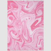 Rosa Farbstrudel Kunst Moderne Bunte Spaß Seidenpapier (Vorderseite)