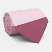 Rosa Farbtöne Streifen Design Krawatte (Gerollt)