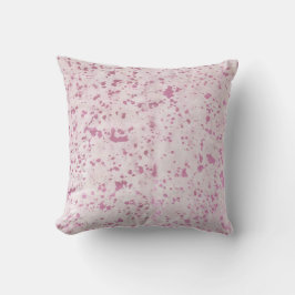 Rosa Farbtupfer Print Bright Scatter Throw Kissen