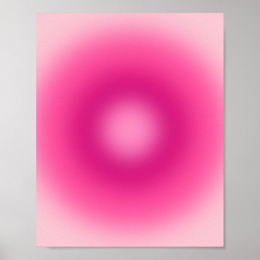 Rosa Farbverlauf Poster (Vorne)