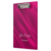 Rosa Farbverlaufsdiagonalen Klemmbrett (Links)