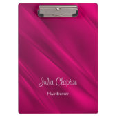 Rosa Farbverlaufsdiagonalen Klemmbrett (Vorderseite)