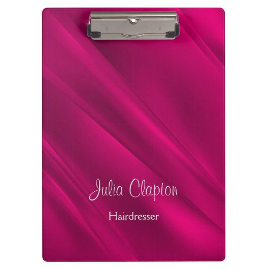 Rosa Farbverlaufsdiagonalen Klemmbrett (Vorderseite)