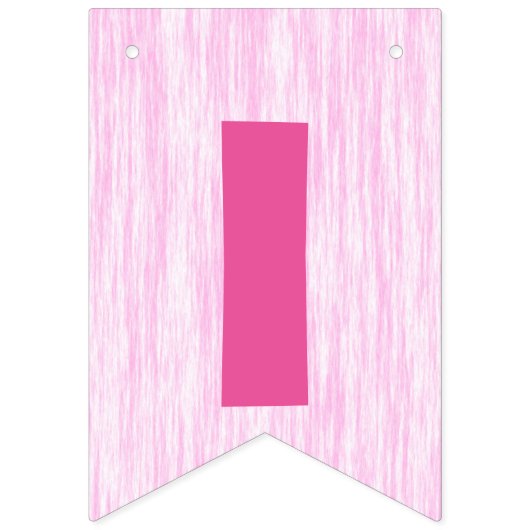 Rosa Faser Wimpelkette (Dritte Fahne)