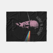 rosa Faultuch (haben ein Auto) Fleecedecke (Vorderseite (Horizontal))