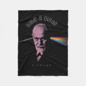 rosa Faultuch (haben ein Auto) Fleecedecke (Vorderseite)