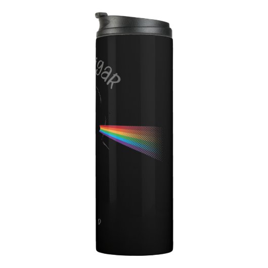 rosa Faultuch (haben ein Auto) Thermosbecher (Nach rechts gedreht)