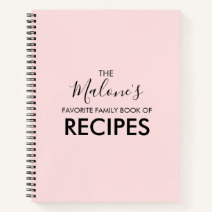 Rosa Favoritenbuch Notizblock