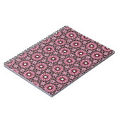 Rosa Feder Mandala Boho Notizblock (Linke Seite)