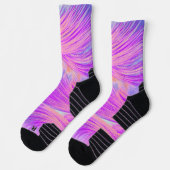 Rosa Feder Socken (Links)