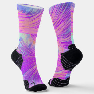 Rosa Feder Socken