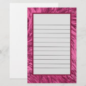 rosa Federed Design Briefpapier (Vorne/Hinten)