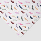 Rosa Federn (Design 66 Pink Serie) Seidenpapier (Ausschnitt)