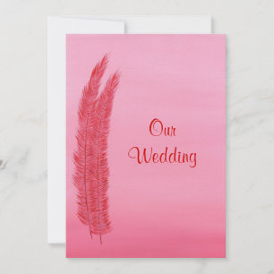 Rosa Federn, unsere Einladungen zu Hochzeiten