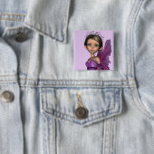 Rosa Fee Button (Beispiel)
