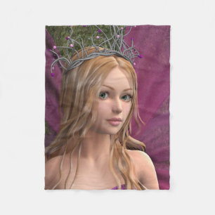 Rosa Fee Fleecedecke