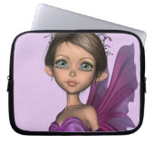 Rosa Fee Laptopschutzhülle (Vorderseite)