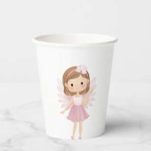 Rosa Fee Teil unserer FairyWonderland Collection Pappbecher