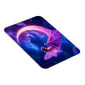 Rosa Feenflügel strahlende Sterne Kunst Magnet (Rechte Seite)