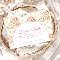 Rosa Feengarten-Baby-Shower-Windelraffel