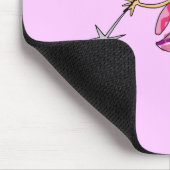 Rosa feenhafte Prinzessin Mousepad (Ecke)