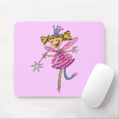 Rosa feenhafte Prinzessin Mousepad (Mit Mouse)