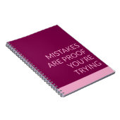 Rosa Fehler sind ein Beweis dafür, dass du versuch Notizblock (Rechte Seite)