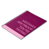 Rosa Fehler sind ein Beweis dafür, dass du versuch Notizblock (Linke Seite)