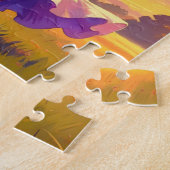 rosa Feld Puzzle (Seite)
