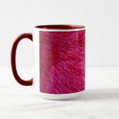 Rosa Fell Druck Tasse (Links)