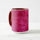 Rosa Fell Druck Tasse (Vorderseite Links)